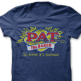 Pat The Baker : Distressed Logo (Navy)