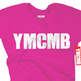 YMCMB : White Print on Pink (Womens)
