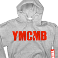 YMCMB : Red Print on Heather