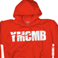 YMCMB : White Print on Red