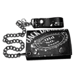 Jack Daniels : Black Painted Chain Wallet