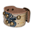 Miami Ink : White WB Studded W/Buckle