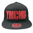 YMCMB : Red Logo on Black Snapback
