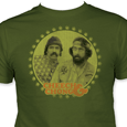 Cheech & Chong : Circle Portrait Fitted Tee