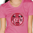 Died Young Stayed Pretty : Face (Womens Pink)