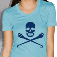 Pride Street : Skull & Hurley (Womens Sky Blue)
