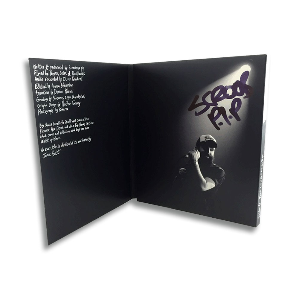 Scroobius Pip - Words - Live At The Edinburgh Fringe - 2 DVD (Signed - Strictly Limited)