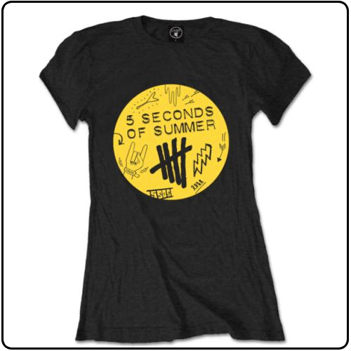 5 SECONDS OF SUMMER - Scribble Logo (Womens)
