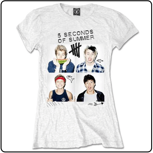 5 Seconds of Summer - Scribbles (Womens)