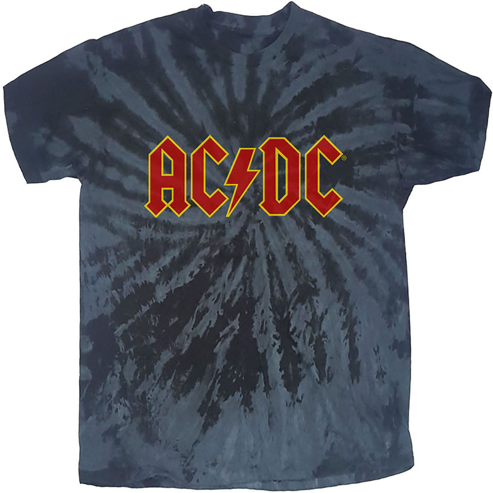 AC/DC - Logo (Black Dip-Dye)