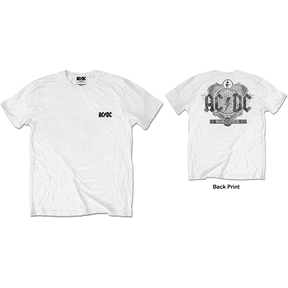 AC/DC - Black Ice (Back Print) White