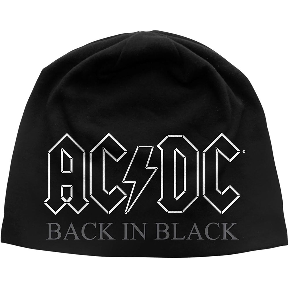 AC/DC - AC/DC UNISEX BEANIE HAT: BACK IN BLACK