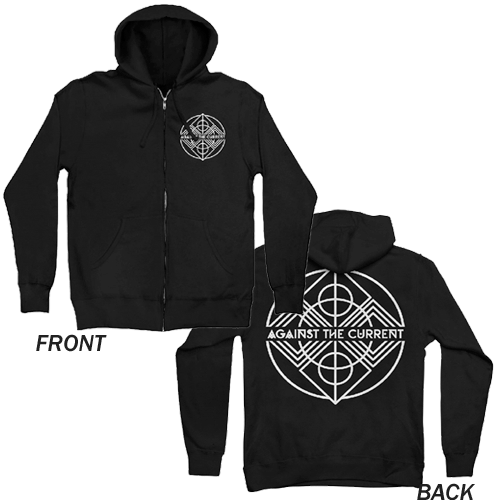 Against The Current - Shape Symbol (Zip Hoodie)