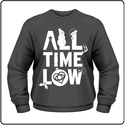 All Time Low - Christmas Logo (Crew Neck Sweater)