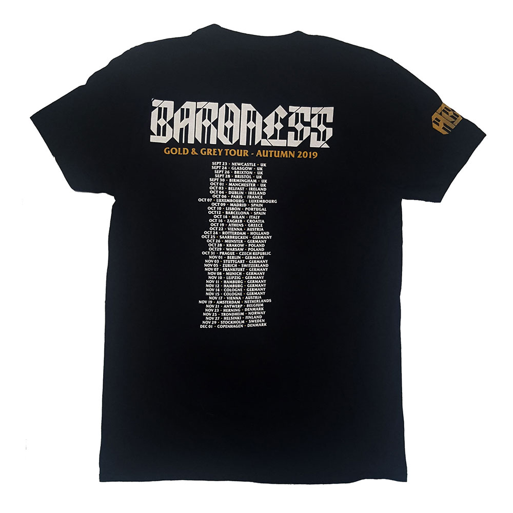 Baroness - Gold & Grey Dateback