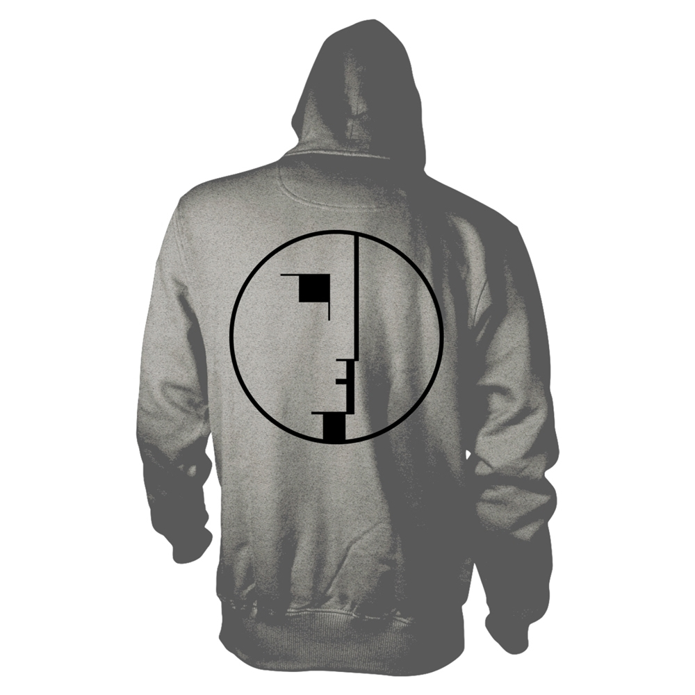 Bauhaus - Logo (Grey Zip Hoodie)