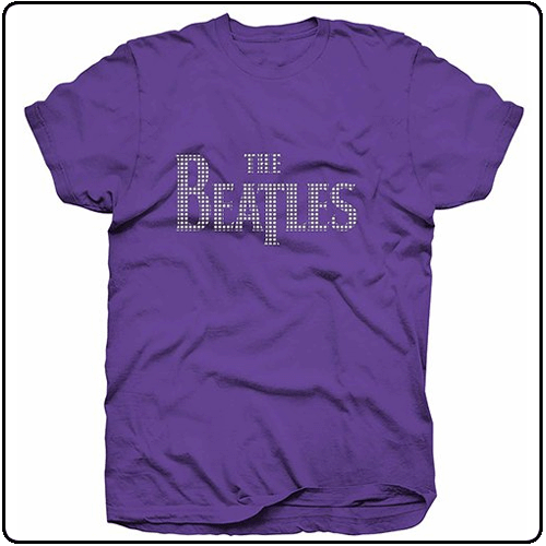 Beatles - Drop T Logo (Purple)