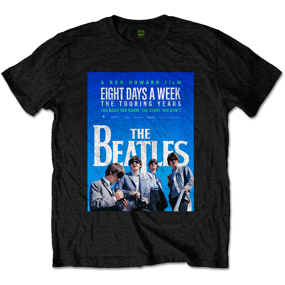Beatles - 8 Days a Week Movie Poster Black