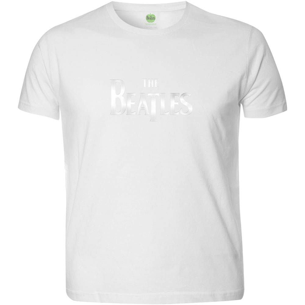Beatles - Drop T Logo with Hi-Build Application White