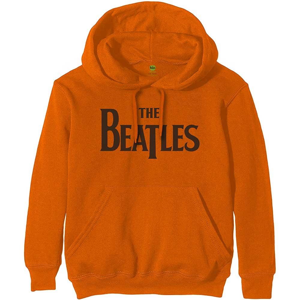 Beatles - Drop T Logo (Orange) (Hoodie)