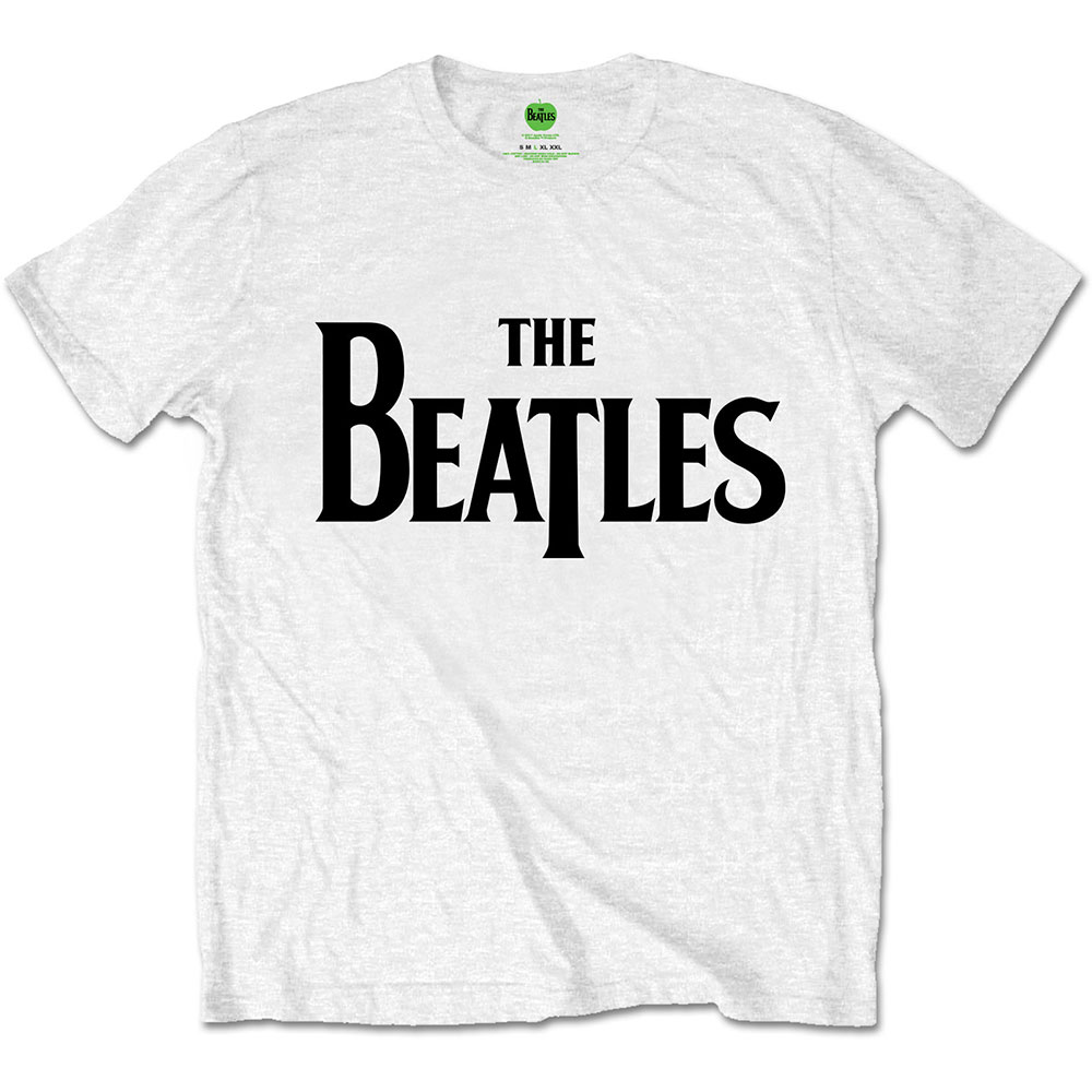 Beatles - Drop T Logo White