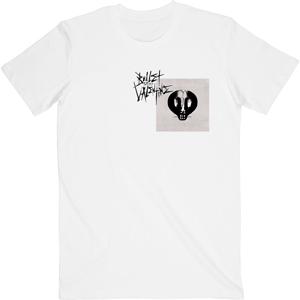 Bullet For My Valentine - Album Cropped & Logo (White)