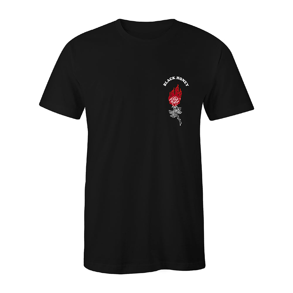 Black Honey - Rose On Fire T Shirt