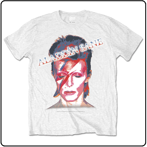 David Bowie - Aladdin Sane (White) (With Logo)