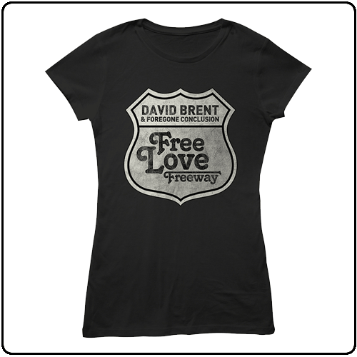 David Brent - Free Love Freeway Black Babydoll
