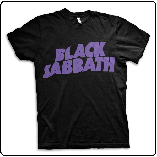 Black Sabbath - Wavy Logo Vintage (Black)