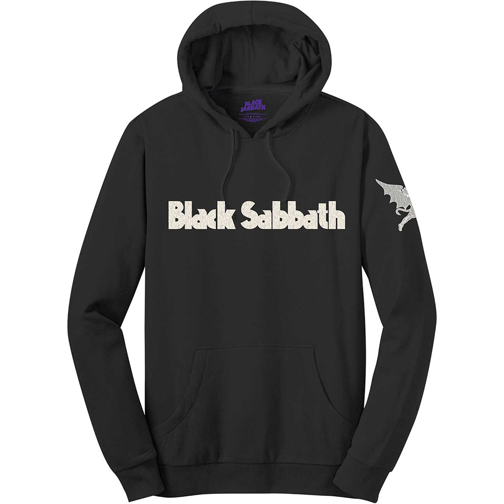 Black Sabbath - Logo & Daemon (Applique Motifs) (Hoodie)