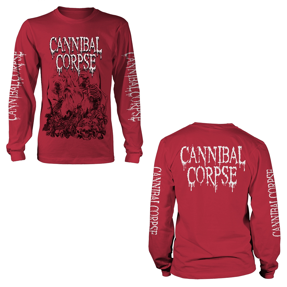 Cannibal Corpse - Pile Of Skulls 2018 (Red Longsleeve)
