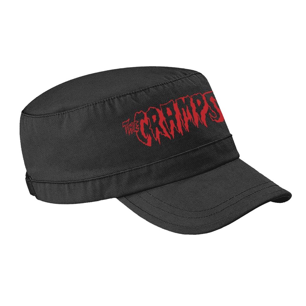 The Cramps - Red Logo (Black Army Cap)