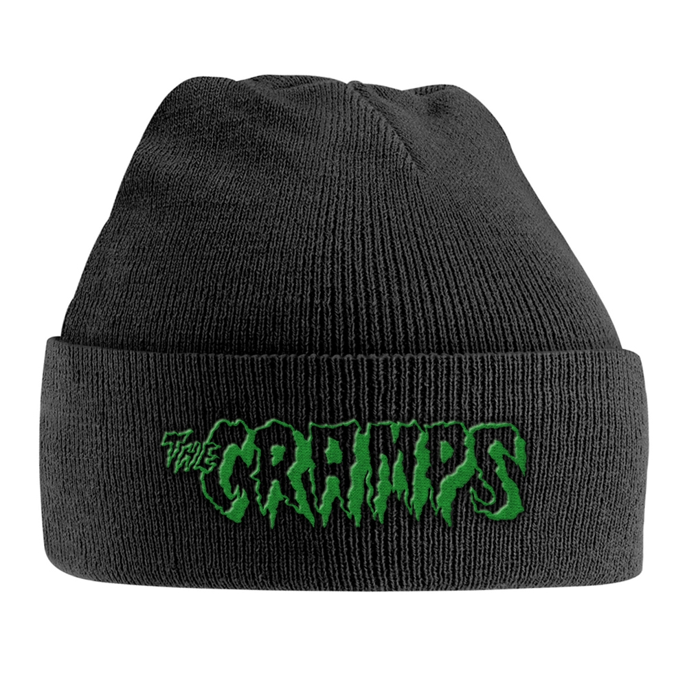 The Cramps - Green Logo (Embroidered Ski Hat)