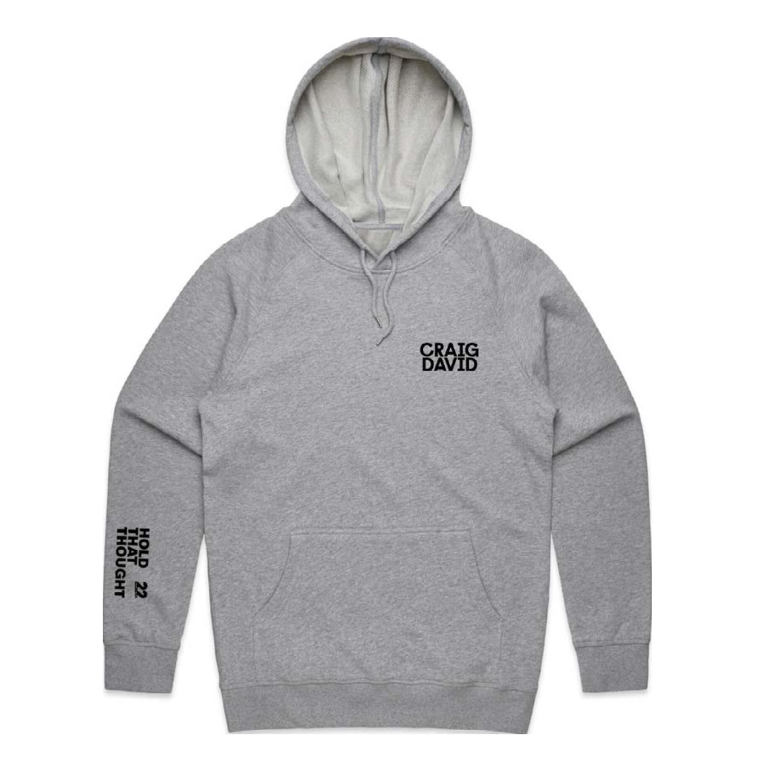 Craig David - Hold That Thought Tour 2022 Grey Hoodie