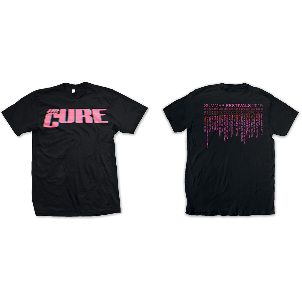 The Cure - Neon Logo (Ex-Tour/Back Print)