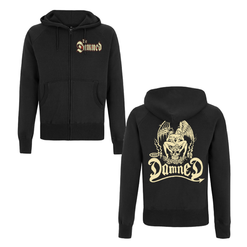 The Damned - Devil Twins (Black Zipped Hoodie)
