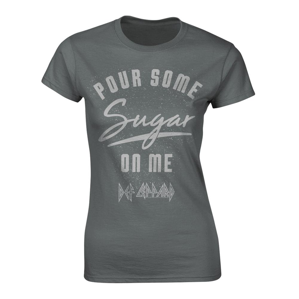 Def Leppard - Pour Some Sugar On Me (Women's) (Grey)