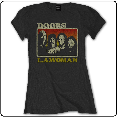 The Doors - L.A. Woman Black (Girls Tee)