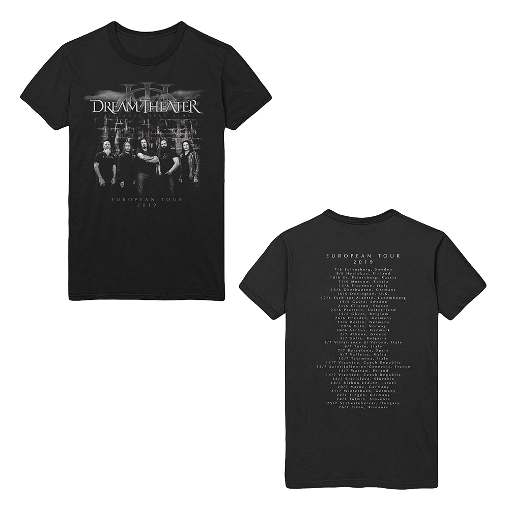 RARE Dream Theater-The Distance Over Time-Tour-2019  T-SHIRT S-3XL 
