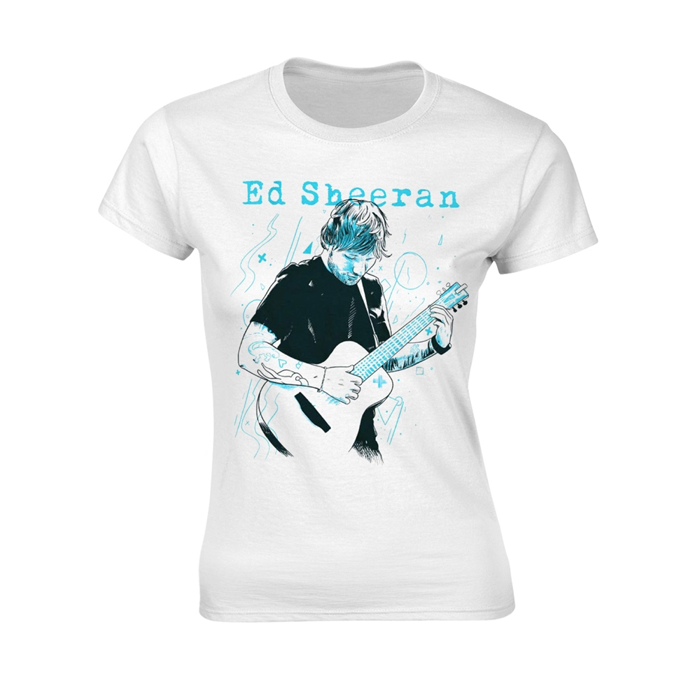 Ed Sheeran - Guitar Line Illustration (Ladies)