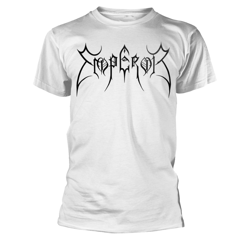 Emperor - Logo Black (White T-Shirt)