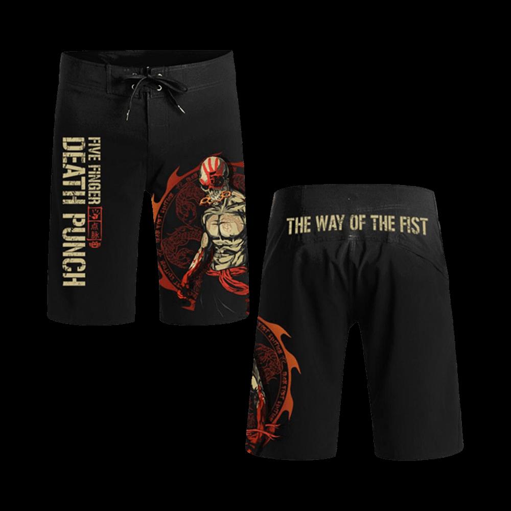 Five Finger Death Punch - The Way of the Fist Board Shorts