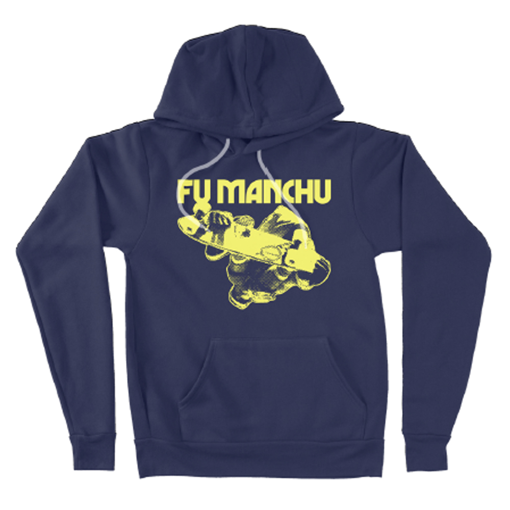 Fu Manchu - Reverse Skater Navy Hoodie
