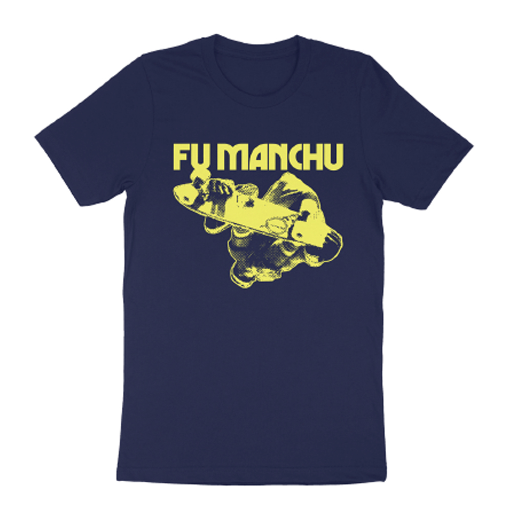 Fu Manchu - Reverse Skater Navy T-Shirt