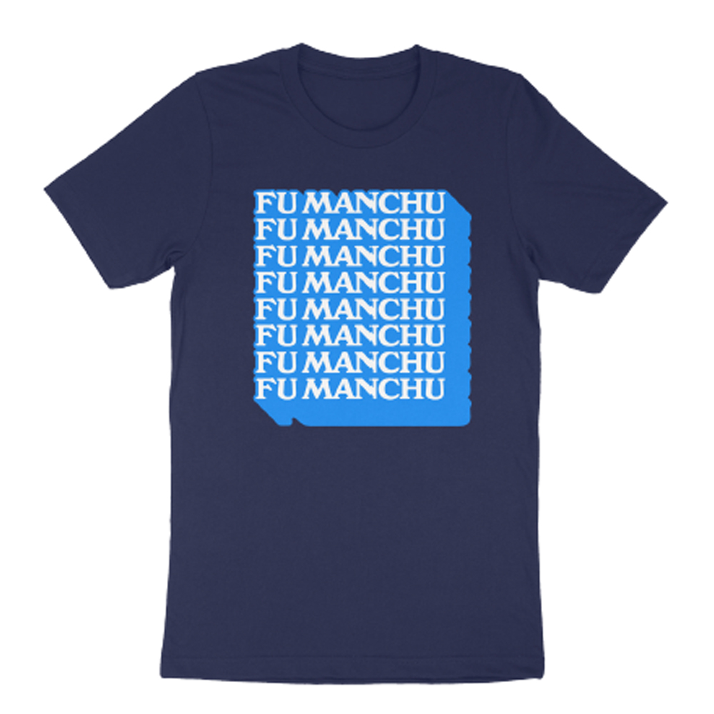 Fu Manchu - Skate Stack Navy T-Shirt