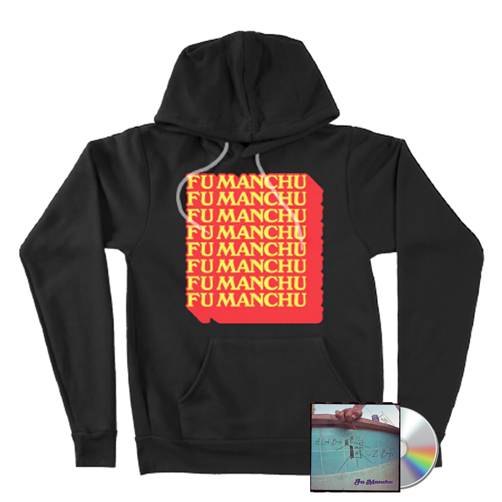 Fu Manchu - Skate Stack Black Hoodie & CD Bundle