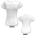Sunburst (Girls) (White) (USA Import T-Shirt)