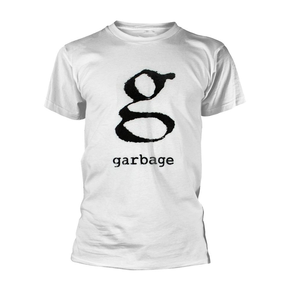Garbage - Logo (White)