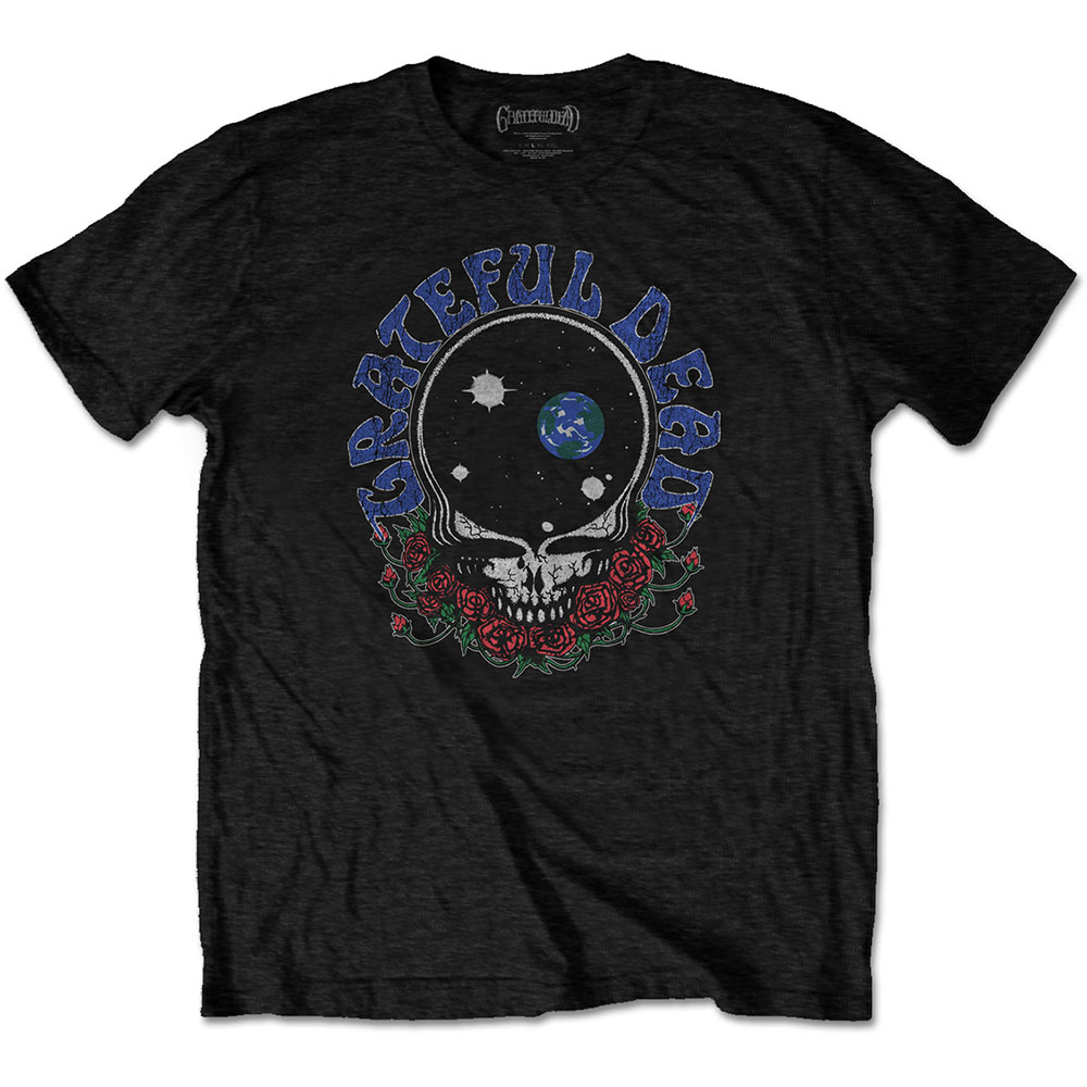 Grateful Dead - Space Your Face & Logo (Black)